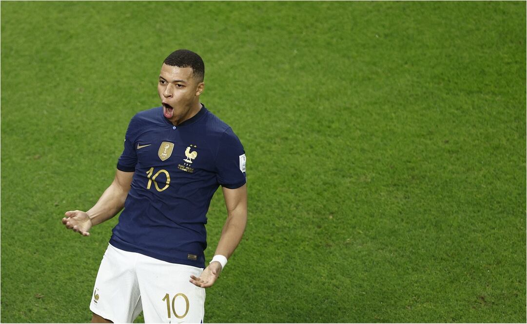 El futbolista del Paris Saint-Germain llegó a cinco tantos en Qatar 2022. FOTO: EFE