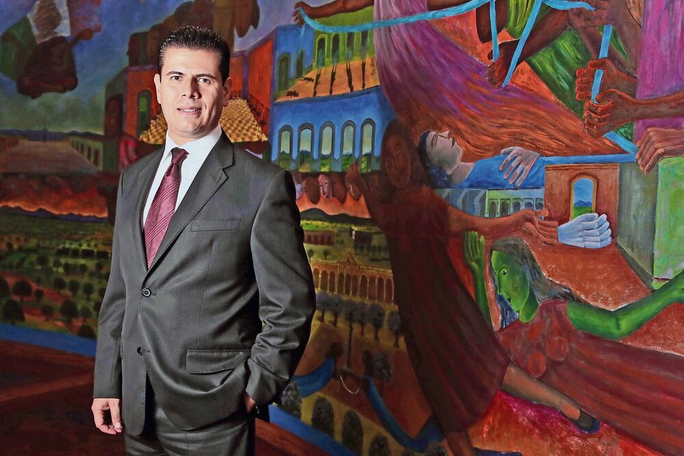 En la foto: Miguel Alonso Reyes (PRI), Gobernador de Zacatecas (BERENICE FREGOSO. EL UNIVERSAL)