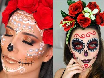 Aprende a maquillarte como Catrina paso a paso