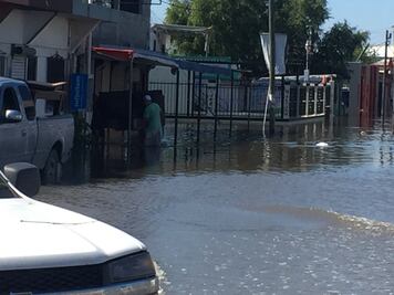 Solicita Matamoros declaratoria de emergencia por tromba