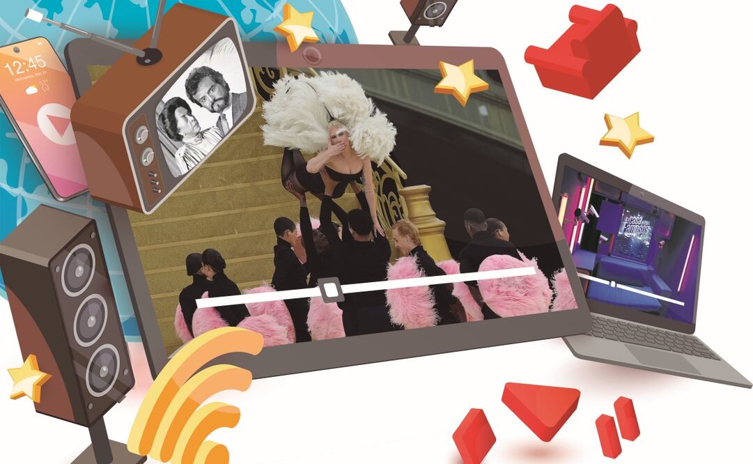 En menos de tres años, la irrupción en México de la tv en vivo desde el streaming transformó la experiencia frente a una pantalla. Fotos:  istock, agencias y archivo el universal.
