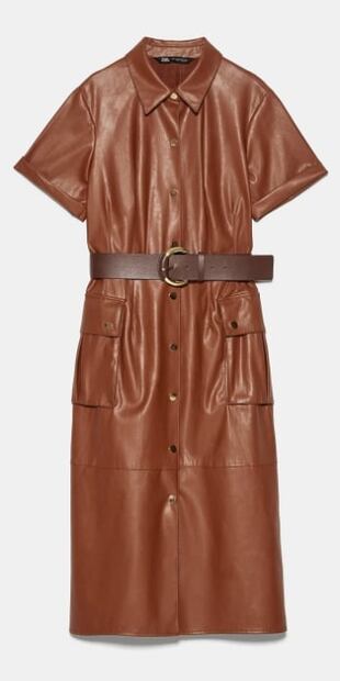 Las prendas con efecto piel son la tendencia que viene