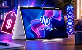 Laptop HP OmniBook con descuento irresistible en Amazon México; ahorra más de 3 mil pesos
