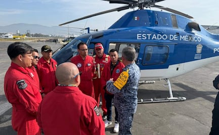 Edomex refuerza labores de rescate en Hidalgo; destacan vuelos de rescate y envío de ayuda humanitaria