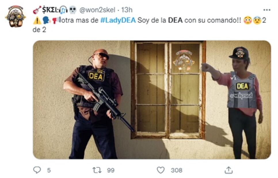Los mejores memes que dejó #LadyDEA