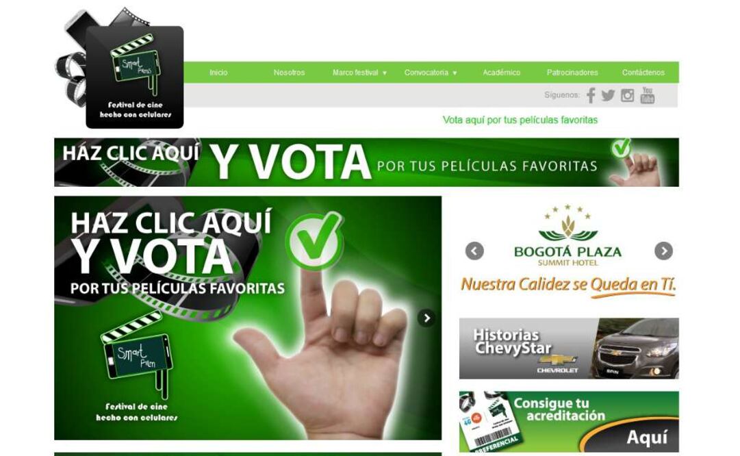 De los 100 cortos finalistas, 40 fueron de aficionados, 35 de profesionales y 25 hechos por niños