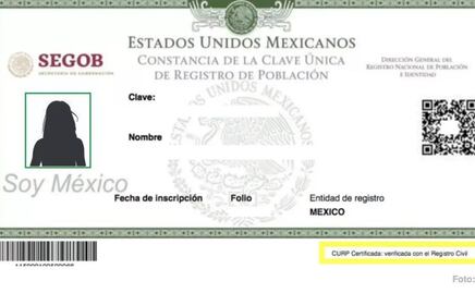 Nueva CURP tendrá foto y huellas dactilares; ¿Cómo será y para qué usarán estos datos?