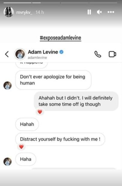 Adam Levine: dos mujeres más lo acusan de mandarles mensajes obscenos