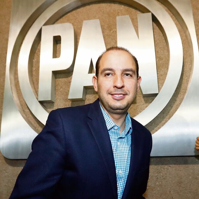 Marko Cortés, dirigente nacional del PAN, anunció que presentarán una acción contra la Ley Orgánica de la Administración Federal, por los superdelegados. (ARCHIVO EL UNIVERSAL)