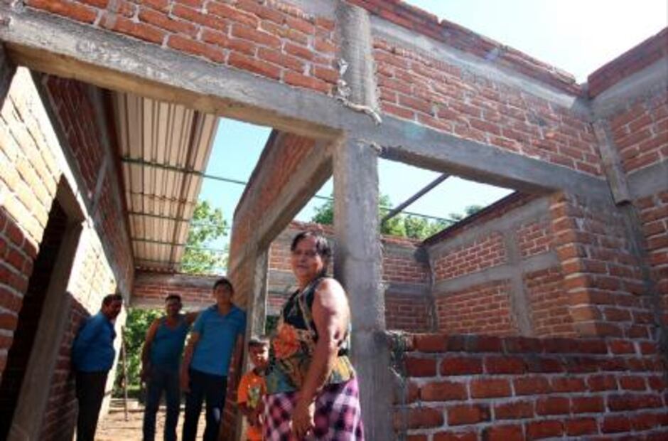 Minicasas; así viven los damnificados de Chiapas a un año del sismo