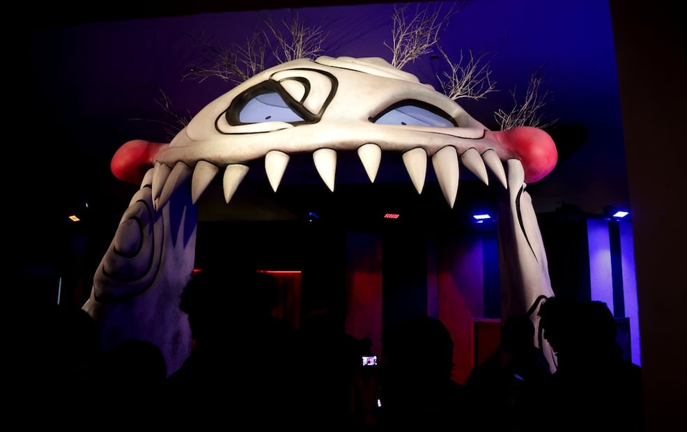 Imagen de la exposición “El Laberinto” del director de cine Tim Burton que se presenta en la Tercera Sección de Bosque de Chapultepec en la Ciudad de México. Foto: Carlos Mejía/EL UNIVERSAL