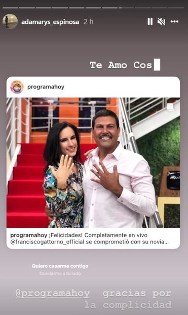 ¡Le piden matrimonio a Francisco Gattorno en programa en vivo!