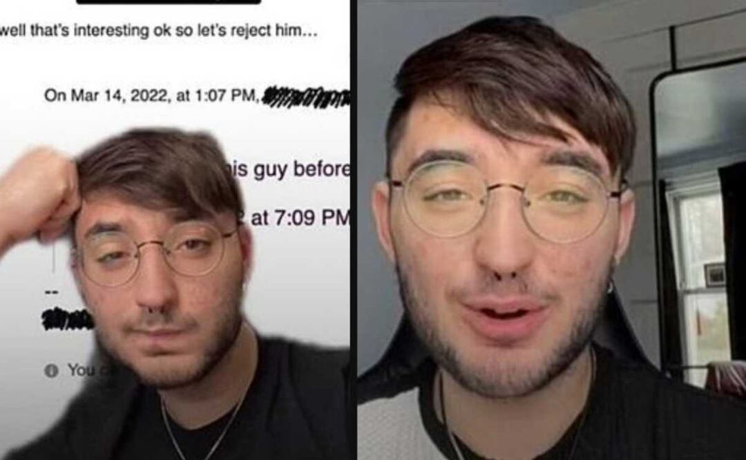 En TikTok se volvió viral un video en el que un joven relató que se enteró de la razón por la que no lo contratarían, luego de recibir por error un email de RH
