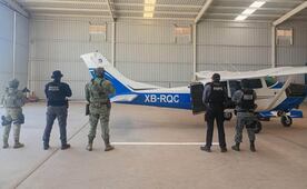Aseguran narcoavioneta, inmueble, vehículos y 24 kilos de coca en Mexicali; golpe asciende a 5 mdp