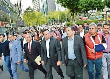 Alcaldes trasladan protesta a la CDMX