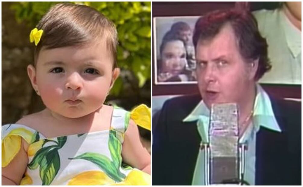 Victoria y su abuelo, el conductor Paco Stanley.