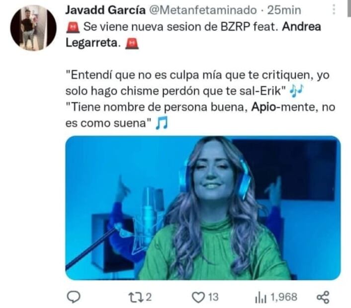 Reviven con memes beso de Erik Rubin y Apio Quijano tras terminar con Andrea Legarreta