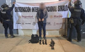Cae sujeto con armas y más de mil cartuchos tras operativos en Sinaloa; desmantelan campamento improvisado usado por grupos delictivos
