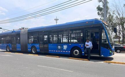 A 3 días de ser inaugurado, Trolebús Elevado Santa Martha-Chalco registra su primer accidente; no reportan heridos