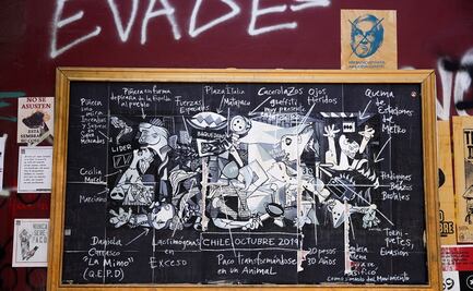 Los muros de Santiago, un museo al aire libre sobre la crisis chilena