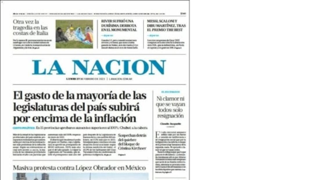 Protesta en defensa del INE acapara portada del Wall Street Journal y otros medios