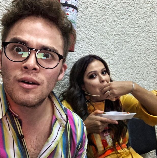 Yurem y Mariana Echeverría han trabajado juntos en programas como "El gran chapuzón" y "Me caigo de risa".
Foto: Instagram