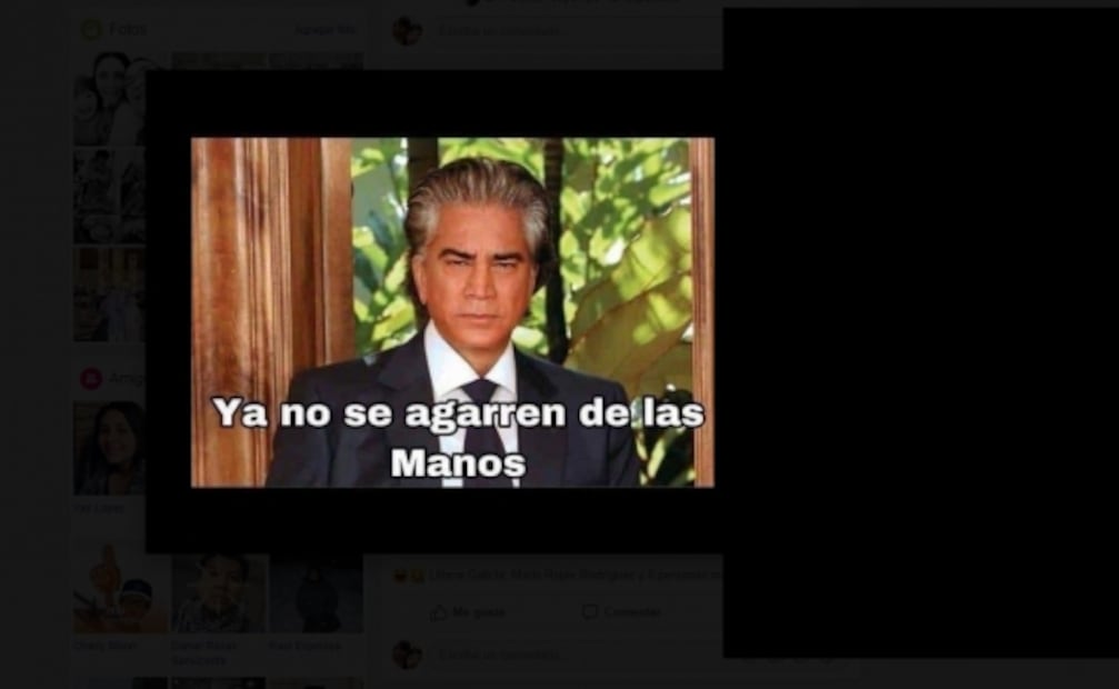José Luis Rodríguez "El puma" pide no agarrarse de las manos