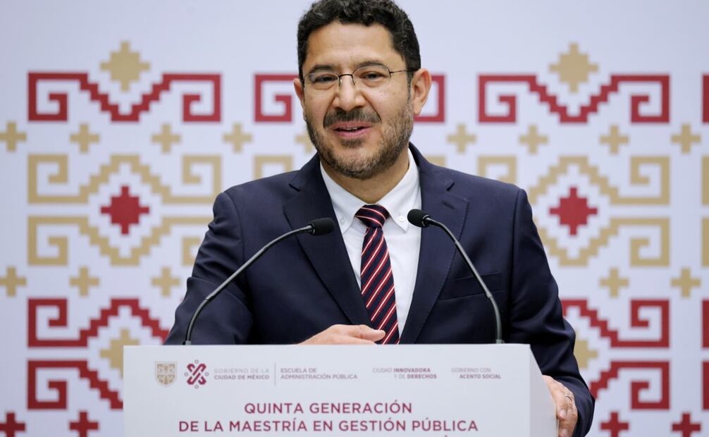 Martí Batres, jefe de Gobierno de la CDMX. Foto: Especial