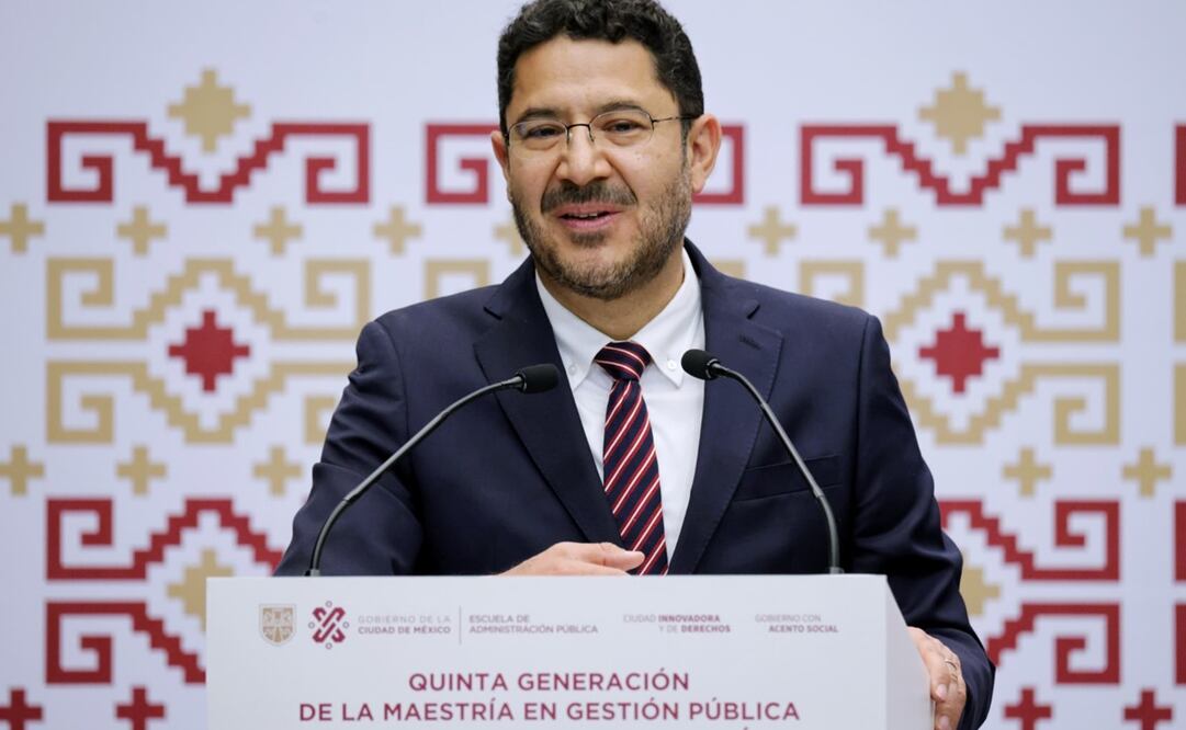 Martí Batres, jefe de Gobierno de la CDMX. Foto: Especial