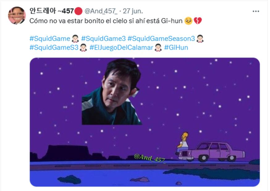 Memes de El Juego del Calamar 3. Foto: X