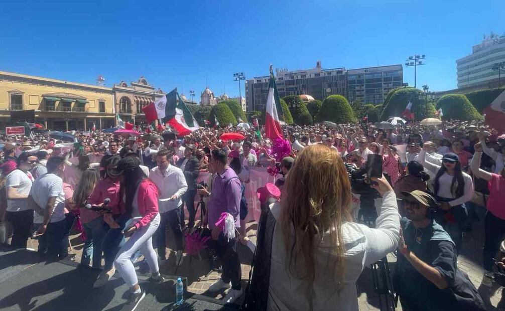 Marcha por la Democracia. Foto: Xóchitl Álvarez. EL UNIVERSAL