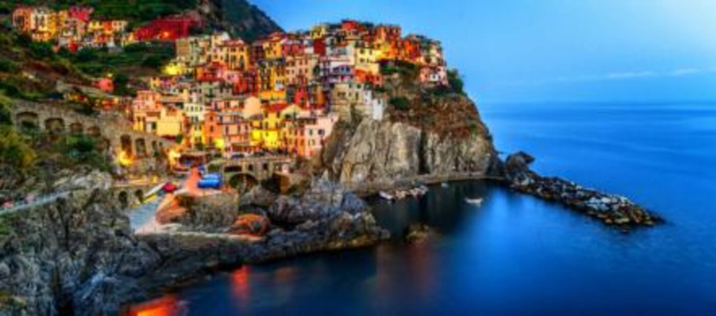 Estas villas italianas sobre acantilados parecen de cuento