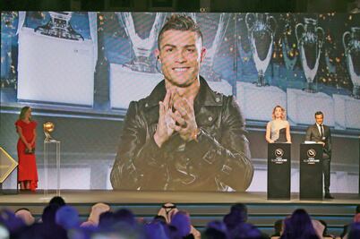 Cristiano arrasa con premios