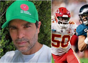 Verástegui presume presencia en Super Bowl LIX; ¿a qué equipo le va?
