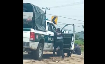 Registran balacera entre policías y sujetos armados en la carretera México-Cuernavaca; presumen uso de armas largas