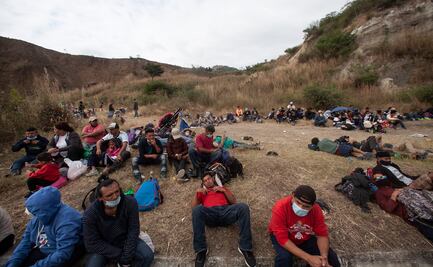 México envía a Guatemala camiones para devolver migrantes hondureños