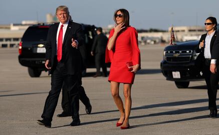 Video. ¿Desairó Trump a Melania?