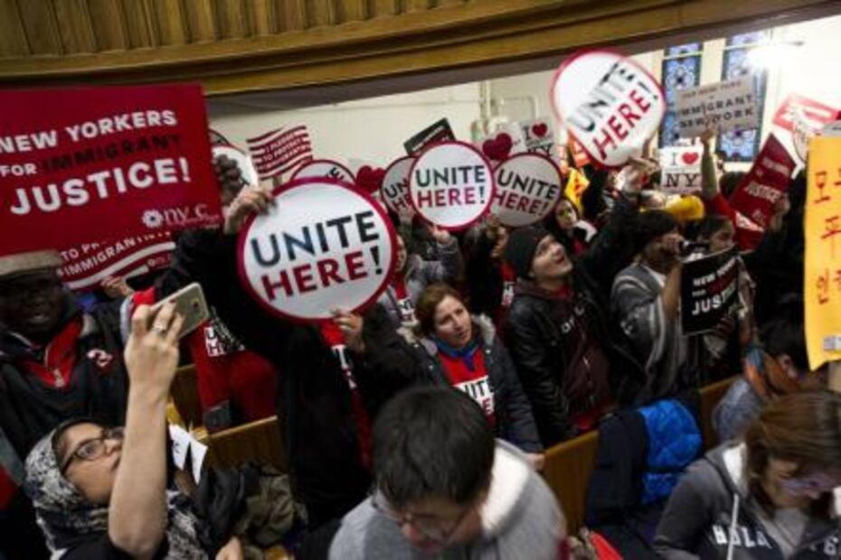 Marcha en Washington abre una semana de protestas contra Trump