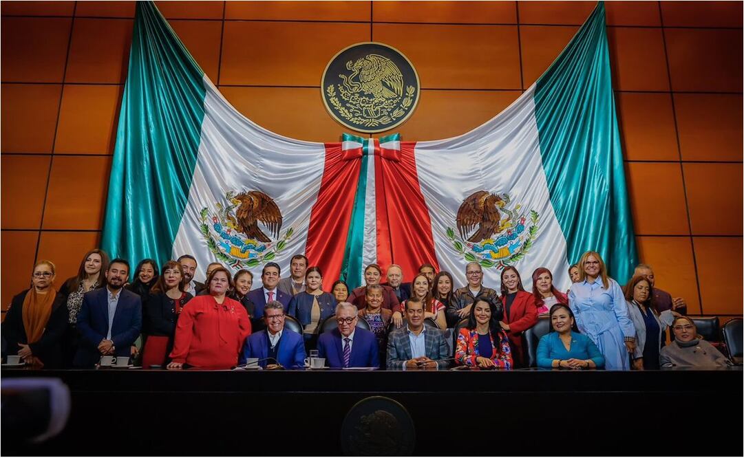 El gobernador de Sinaloa, Rubén Rocha Moya, se reunió con integrantes de la Cámara de Diputados. Foto: @rochamoya_