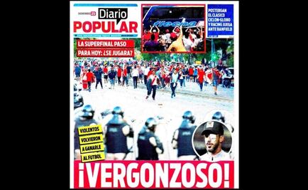 Prensa condena la violencia en la Final de la Copa Libertadores 