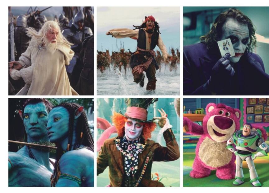 6 mil 122 millones 617 mil 981 dólares. Fotos: DISNEY, UNIVERSAL PICTURES, WARNER BR. PICTURES, SONY PICTURES Y PARAMOUNT PICTURES