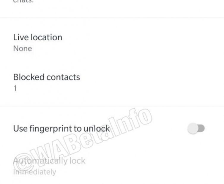 Paso a paso para activar el bloqueo por huella en WhatsApp