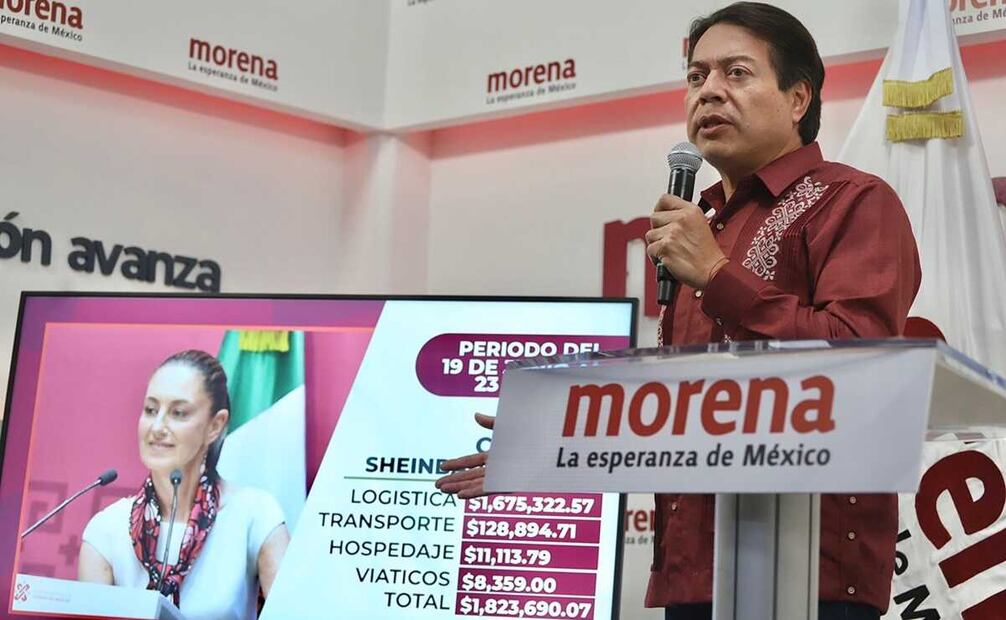 Ricardo Monreal, Marcelo Ebrard y Adán Augusto le siguen consecutivamente. Foto: Berenice Fregoso / EL UNIVERSAL