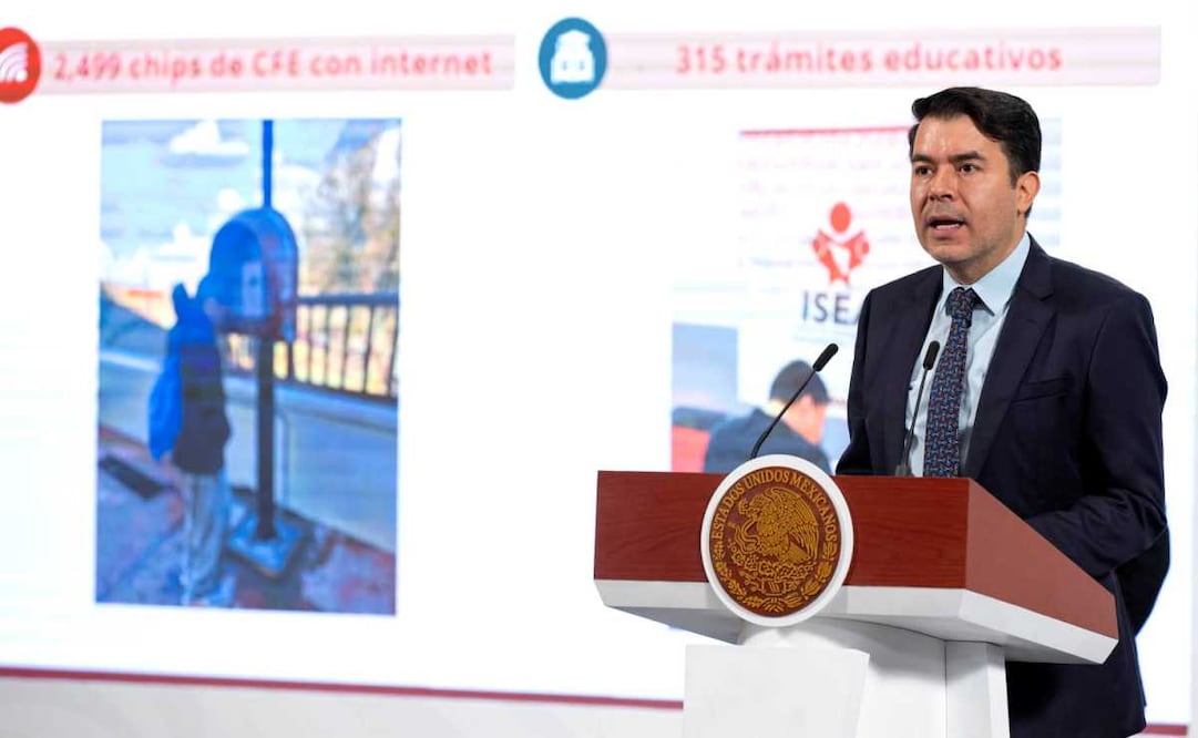 Arturo Medina Padilla, subsecretario de Derechos Humanos, Población y Migración, durante la mañanera de este 16 de junio. Foto: Presidencia