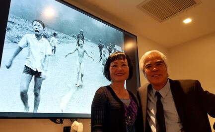 "¡No más guerras!": La "niña del napalm" alza la voz 50 años después