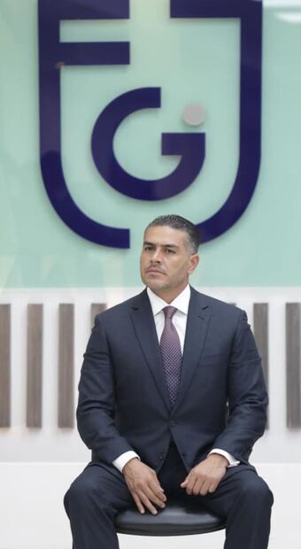 Omar García Harfuch, secretario de seguridad durante la conferencia por la muerte de Ximena Guzmán y Pepe Muñoz. Foto: Carlos Mejía/EL UNIVERSAL