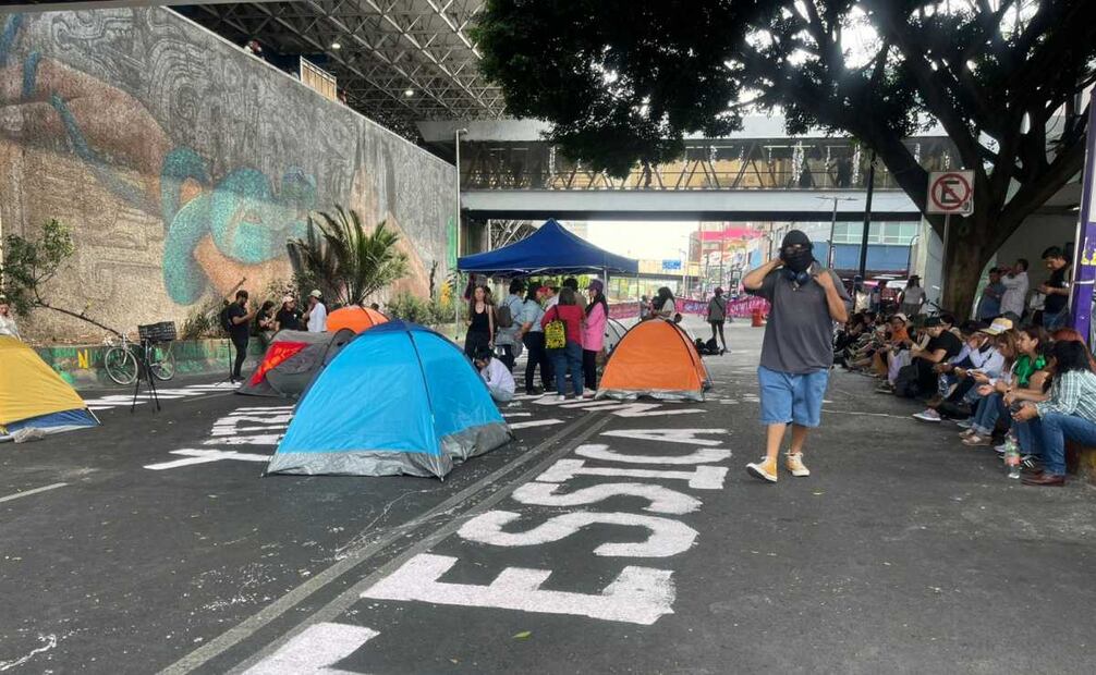 El bloqueo lo llevaron a cabo unas 10 familias (20/05/2025). Foto: Especial