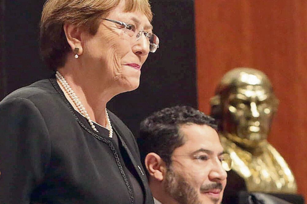 Relevancia. Michelle Bachelet dijo que lo más importante es el esquema con el que se conducirá la Guardia Nacional. (SENADO DE LA REPÚBLICA)