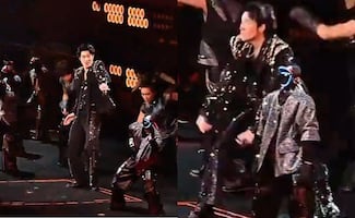 Con robots acróbatas, el cantante chino Wang Leehom sorprende en concierto