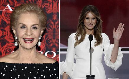 Sería un honor vestir a Melania Trump, afirma Carolina Herrera